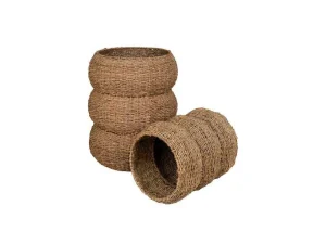 Cheap Sarbas Mand O25/35Cm Set Van 2 Naturel. Opbergaccessoire