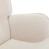 Best Sale Schommelstoel Van Beige Gechineerde Stof Elmina Ii Fauteuil Stof