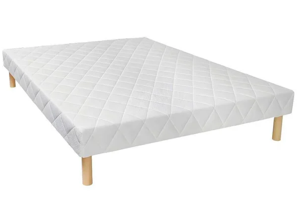 Best Set 140 X 200 Cm Bedbodem + Matras Met Pocketveren - Ambracie Van Ysmee Set Matras En Lattenbodem