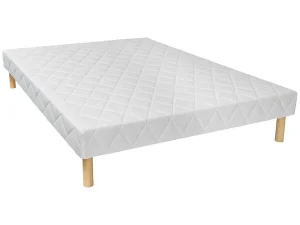 Store Set 140 X 190 Cm Bedbodem + Matras Met Pocketveren - Ambracie Van Ysmee Set Matras En Lattenbodem