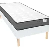 New Set 90 X 190 Cm Bedbodem + Matras Met Pocketveren - Ambracie Van Ysmee Set Matras En Lattenbodem