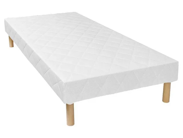 Store Set 180 X 200 Cm Bedbodem + Matras Met Pocketveren - Ambracie Van Ysmee Set Matras En Lattenbodem