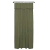 Store Set Van 2 Gordijnen Van Katoen En Linnen - 140 X 280 Cm - Kaki - Borina Aanbiedingen: Woonaccessoires