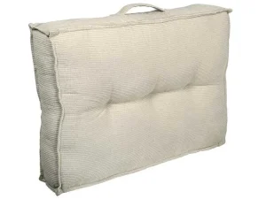 Discount Set Van 1 Matras + 2 Palletkussens Van Ribfluweel - Beige - Baila Huistextiel