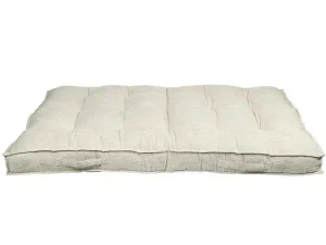 Discount Set Van 1 Matras + 2 Palletkussens Van Ribfluweel - Beige - Baila Huistextiel