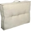 Fashion Set Van 2 Palletkussens Van Ribfluweel - L60 X D40 Cm - Beige - Baila Huistextiel