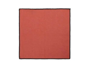 Cheap Set Van 4 Servetten Van Katoen En Linnen - 45 X 45 Cm - Terracotta - Borina Textiel Voor Eettafel