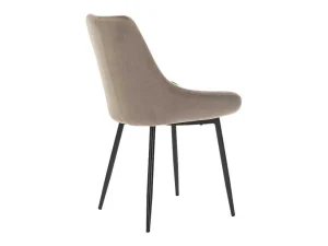 Cheap Set Van 2 Stoelen Masurie - Fluweel - Taupe Stoel