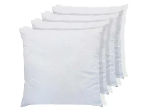 Best Set Van 4 Zachte Hoofdkussens 60 X 60 Cm - 400 Gr - Wit - Torivia Hoofdkussen