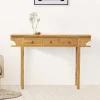 Flash Sale Sidetable Met 3 Lades In Teak - Kleur: Houtlook - Wekea Sidetable