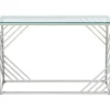 Cheap Sidetable Van Gehard Glas En Roestvrij Staal - Chroom - Simato - Van Sidetable