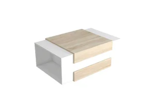 Discount Simon Koffietafel, Wit, Sonoma, 100X60X35 Cm, Epikasa Salontafel