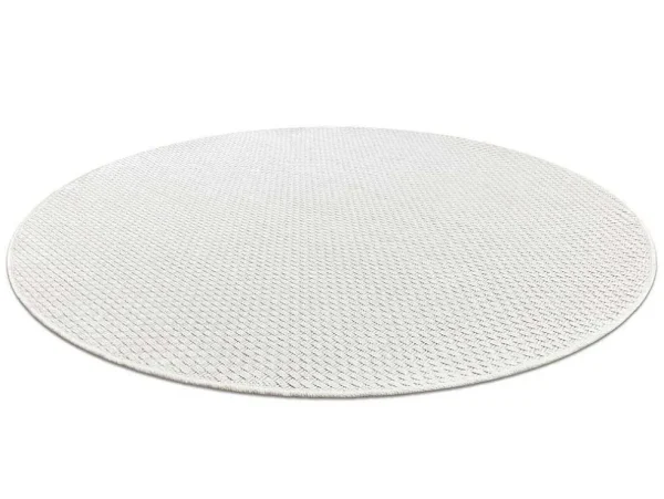 Hot Sisal Tapijt Timo 6272 Cirkel Buitenshuis Wit Cercle 200 Cm Tapijt Rond