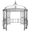 Cheap Smeedijzeren Tuinkiosk Van Metaal Tilcara - D300 X H290 Cm - Zwart Prieel, Pergola, Gazebo En Kiosk