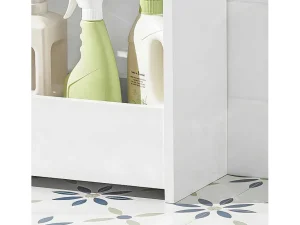 Clearance Bzr48-W Toiletrolhouder, Badkamer Toiletkast, Badkamermeubels, Houten Vloer Staande Badkamerkast Toiletmeubel