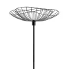 New Staande Lamp Met Rechte Kabelbuis - Metaal - H 160 Cm - Zwart - Mania Aanbiedingen: Woonaccessoires