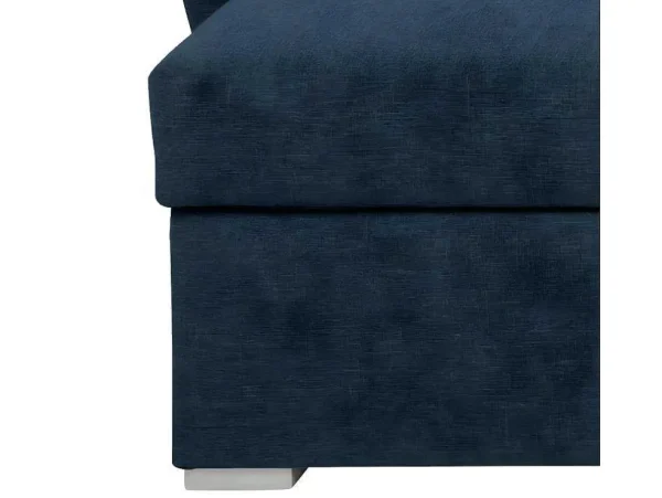 Shop Stan Slaapbank, Hoek Rechts Met Chaise Longue Links, In Blauw. Stoffen Zitbank