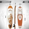 Online Sup Board Bastet 366 Cm - Rose Goud - Incl. Accessoires Watersport