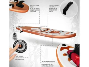 Online Sup Board Bastet 305 Cm - Rose Goud - Incl. Accessoires Watersport