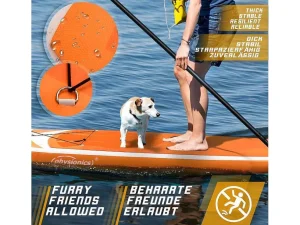 New Sup Board Kraken 366 Cm - Oranje - Incl. Accessoires Watersport