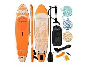 New Sup Board Kraken 366 Cm - Oranje - Incl. Accessoires Watersport