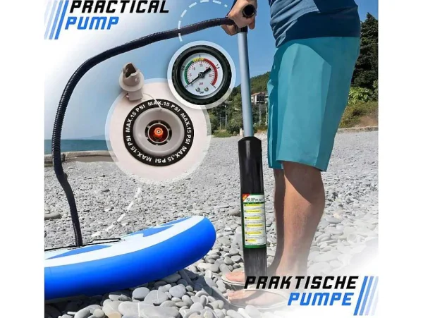 Online Sup Board Poseidon 366 Cm - Blauw - Incl. Accessoires Watersport