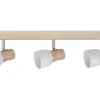 Discount Svantje Plafondlamp, Eik, Chroom, Wit, 50X15X15 Cm, Aanbiedingen: Woonaccessoires