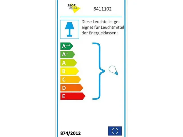 Discount Talaro Vloerlamp, Wit, 40X26X146 Cm, Staande Lamp