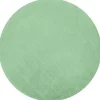 Store Tapijt Bunny Rond Groen Imitatie Konijnenvacht Cercle 80 Cm Tapijt Rond