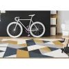 Fashion Tapijt Geometrisch Scandinavische Stijl Geomie - Polypropyleen - 160 X 230 Cm - Geel, Grijs En Blauw Tapijt Scandinavisch