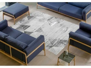 New Tapijt Lira E1627 Drieho Geometrisch, Structureel, Modern, Glamour - G 200X290 Cm Groot Tapijt