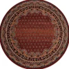 Best Sale Tapijt Polonia Rond Baron Bordeaux Cercle 200 Cm Tapijt Rond