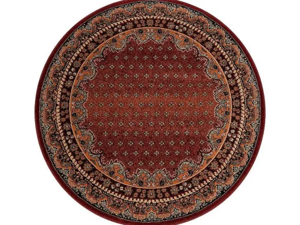 Best Sale Tapijt Polonia Rond Baron Bordeaux Cercle 200 Cm Tapijt Rond