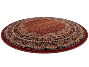 Best Sale Tapijt Polonia Rond Baron Bordeaux Cercle 200 Cm Tapijt Rond