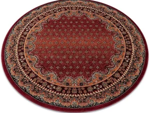 Best Sale Tapijt Polonia Rond Baron Bordeaux Cercle 200 Cm Tapijt Rond