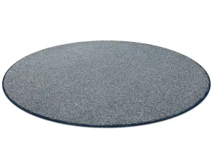 Store Tapijt Rond Excellence Blauw 897, Glad, Melange Cercle 200 Cm Tapijt Rond