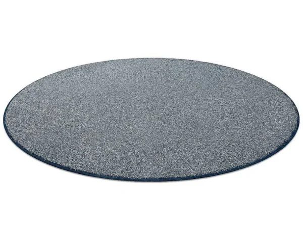 Store Tapijt Rond Excellence Blauw 897, Glad, Melange Cercle 200 Cm Tapijt Rond