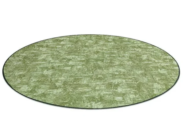 Best Tapijt Rond Solid Groen 20 Beton Cercle 170 Cm Tapijt Rond