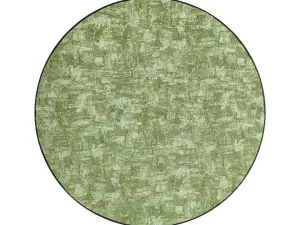 Sale Tapijt Rond Solid Groen 20 Beton Cercle 100 Cm Tapijt Rond