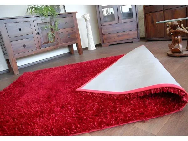 Cheap Tapijt Shaggy Lilou Rood 160X230 Cm Tapijt Hoogpolig