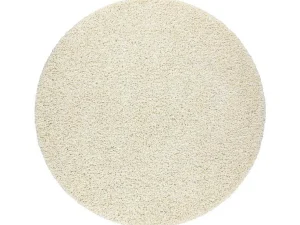 Sale Tapijt Soffi Rond Shaggy 5Cm Creme Cercle 120 Cm Tapijt Rond