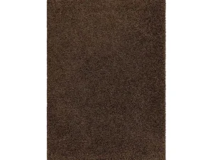 Clearance Tapijt Soffi Shaggy 5Cm Bruin 160X220 Cm Tapijt Hoogpolig