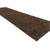 Outlet Tapijt, Vloerbekleding Soffi Shaggy 5Cm Bruin - Voor Keuken, Naar De G 70X300 Cm Tapijt Hoogpolig