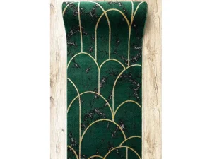 Best Sale Tapijtloper Emerald Exclusief 1016 Glamour, Stijlvol Art Deco, Marmer 80X120 Cm Gangtapijt