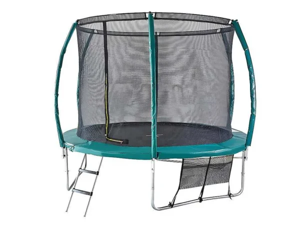 Best Trampoline Met Binnenbeschermingsnet, Ladder, Hoes En Verankeringsset - D.305 Cm - Wallaby Spel Voor Buiten