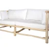 Cheap Tuinbank Van Teakhout Met Kussens - Licht Naturel En Wit - Tulum Loungeset