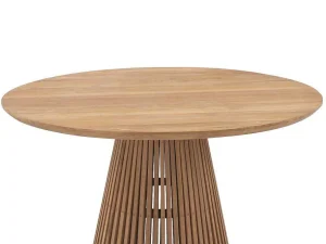 Cheap Tuineettafel Van Teakhout D120 Cm - Licht Naturel - Triani Eettafel