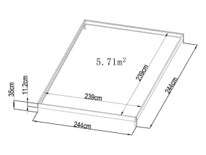 Shop Tuinserre Van Polycarbonaat Anissa Met Basis - 5,9 M - Antraciet Tuinkas