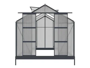 Discount Tuinserre Van Polycarbonaat 7.5 M Greenea Ii - Antraciet Tuinkas