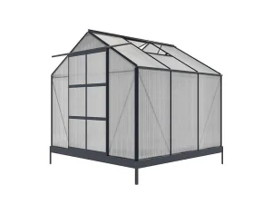 Shop Tuinserre Van Polycarbonaat Anissa Met Basis - 5,9 M - Antraciet Tuinkas